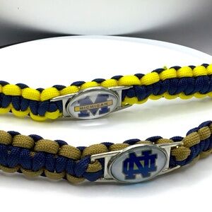 PARACORD. Choose One: Michigan, NOTRE’ Dame or ARMY! Adjustable!